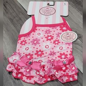 Floral Doggy Dress - Pink